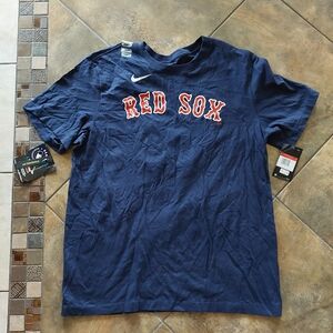 boston red sox nike t-shirt mens size L